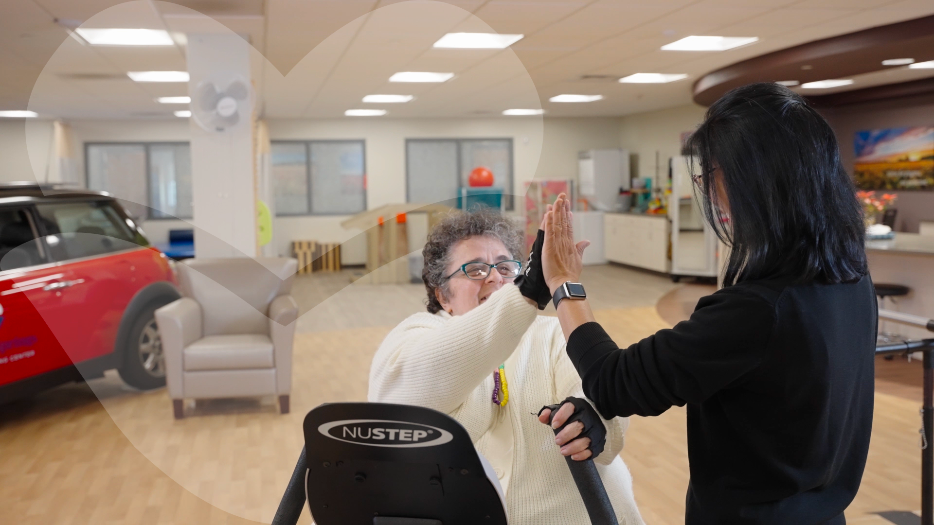 Therapy moment at Monroe Springs Rehab
